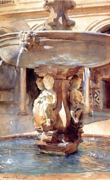 Singer Oil Painting - Spanish Fountain John Singer Sargent